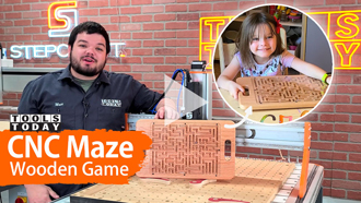 How to Make a Wooden Maze Game on CNC | ToolsToday