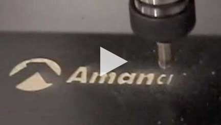 In-Groove CNC Engraving System - In Action!