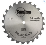 SawStop BTS-R-24ATB Ripping 10 Inch D x 24T, 15 Deg, 5/8 Bore, Table Saw Blade